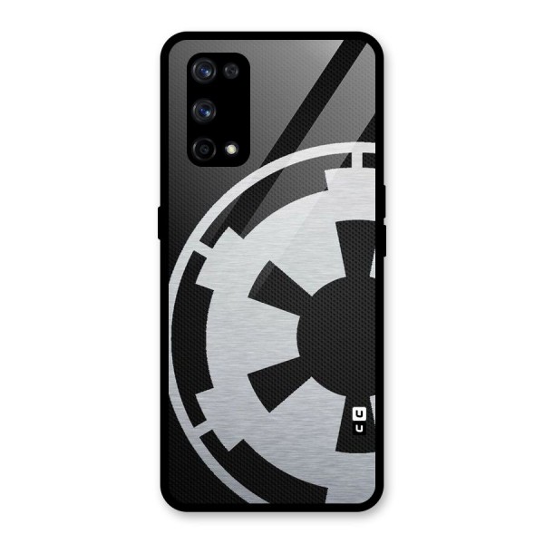 White Wheel Glass Back Case for Realme X7 Pro