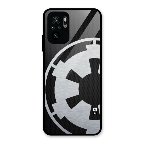 White Wheel Glass Back Case for Redmi Note 10