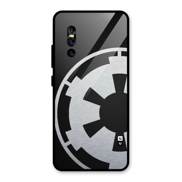 White Wheel Glass Back Case for Vivo V15 Pro