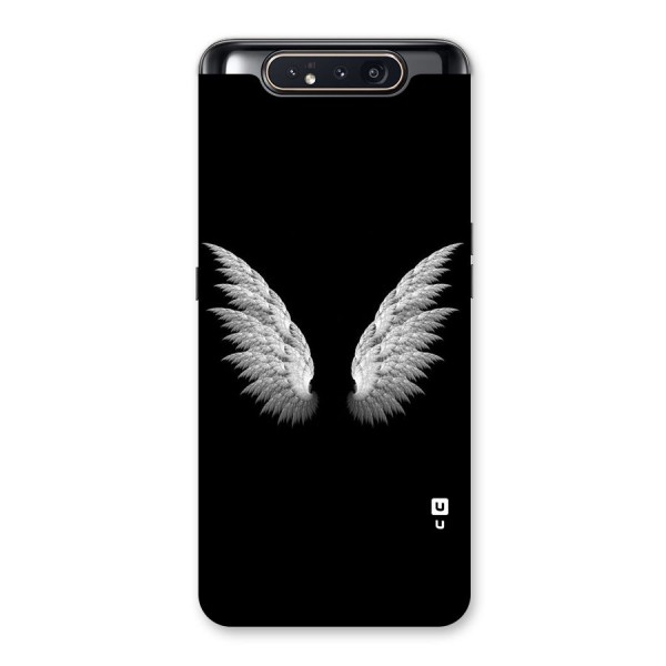 White Wings Back Case for Galaxy A80