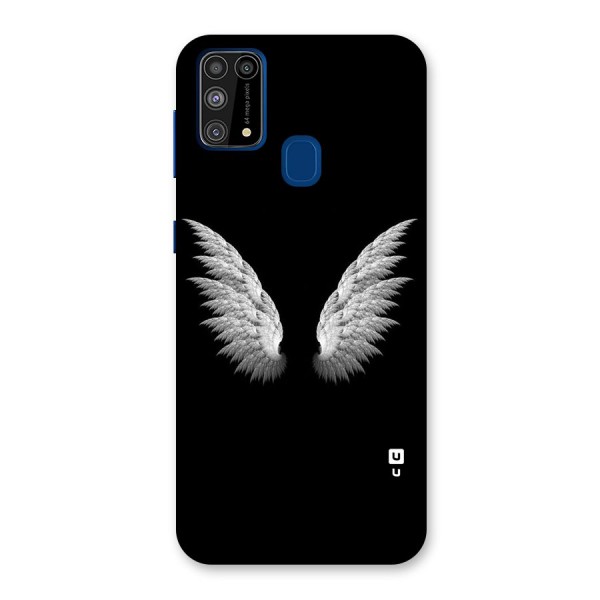 White Wings Back Case for Galaxy F41