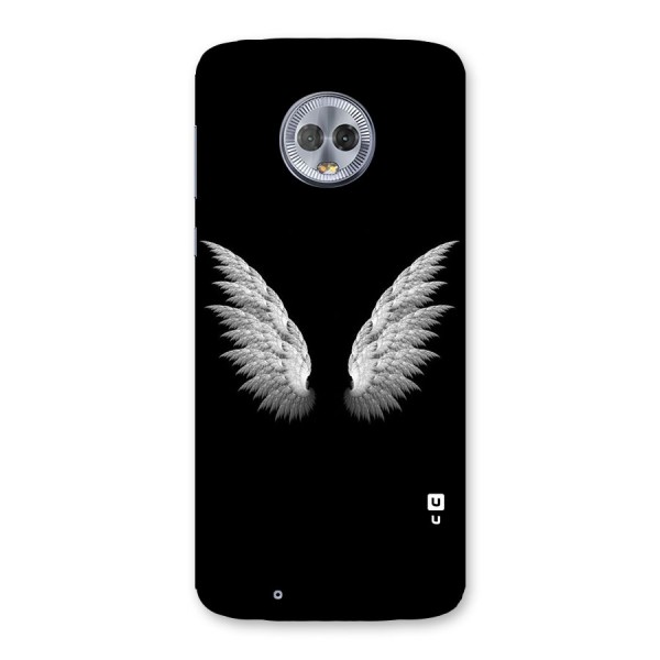 White Wings Back Case for Moto G6