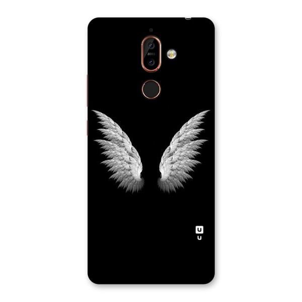 White Wings Back Case for Nokia 7 Plus