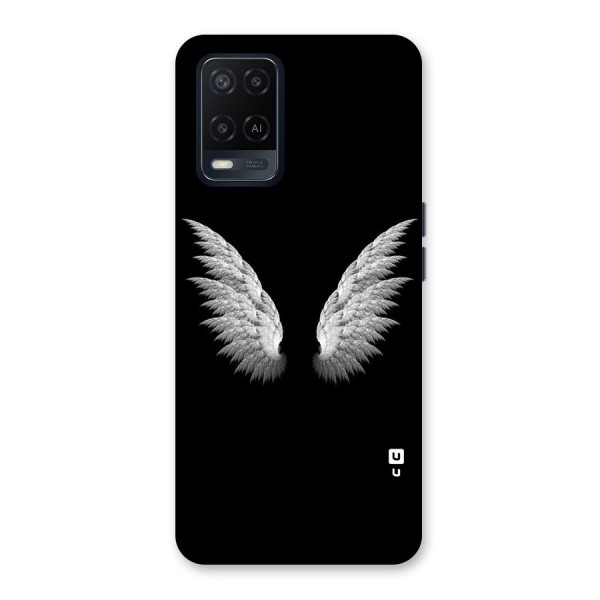 White Wings Back Case for Oppo A54