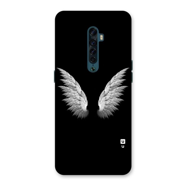 White Wings Back Case for Oppo Reno2