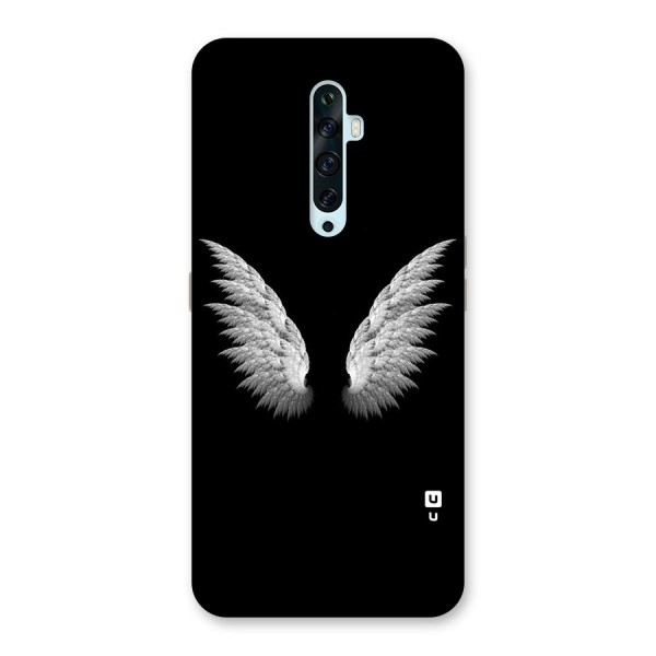 White Wings Back Case for Oppo Reno2 F