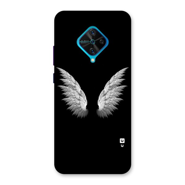 White Wings Back Case for Vivo S1 Pro