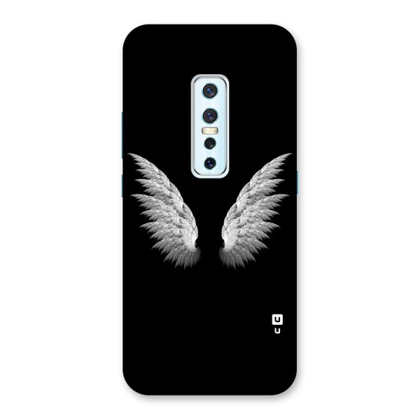 White Wings Back Case for Vivo V17 Pro