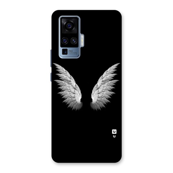 White Wings Back Case for Vivo X50 Pro