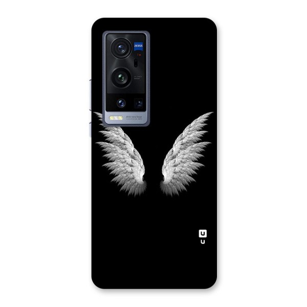 White Wings Back Case for Vivo X60 Pro Plus