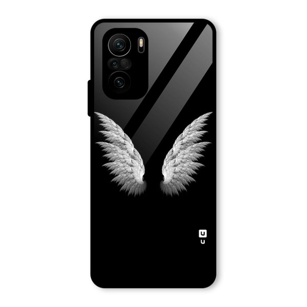 White Wings Glass Back Case for Mi 11x