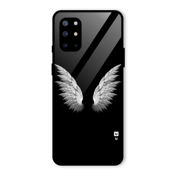 White Wings Glass Back Case for OnePlus 8T