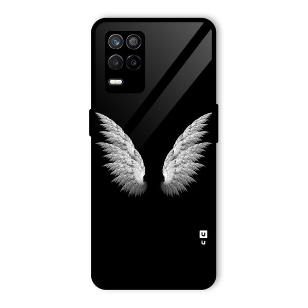 White Wings Glass Back Case for Realme 9 5G