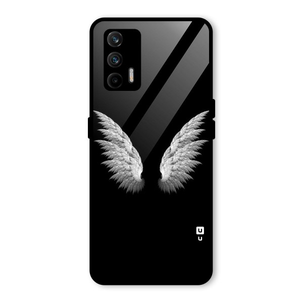 White Wings Glass Back Case for Realme GT 5G