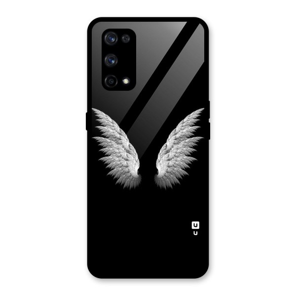 White Wings Glass Back Case for Realme X7 Pro