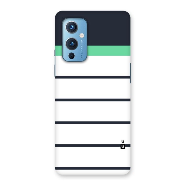 White and Simple Stripes Back Case for OnePlus 9