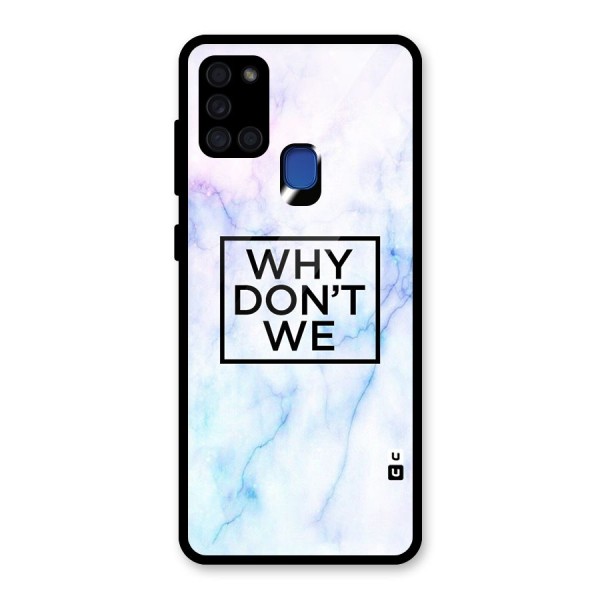 Why Dont We Glass Back Case for Galaxy A21s