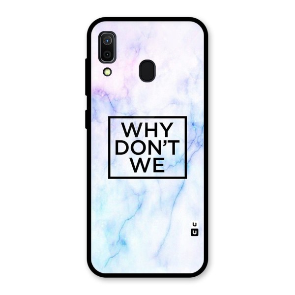 Why Dont We Glass Back Case for Galaxy A30