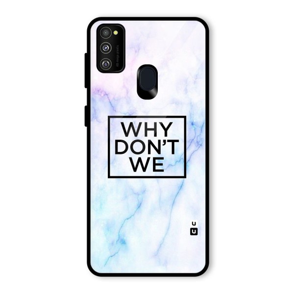 Why Dont We Glass Back Case for Galaxy M21