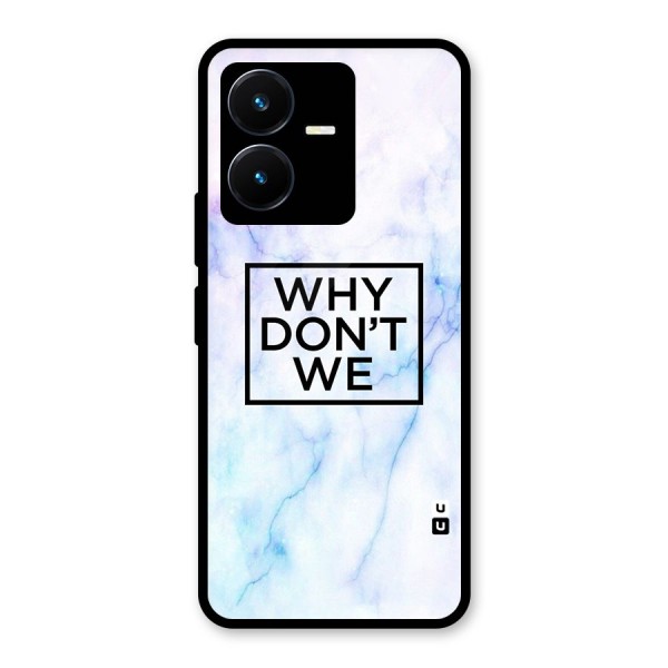 Why Dont We Glass Back Case for Vivo Y22