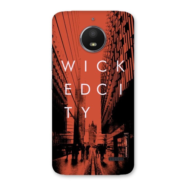 Wicked City Back Case for Moto E4