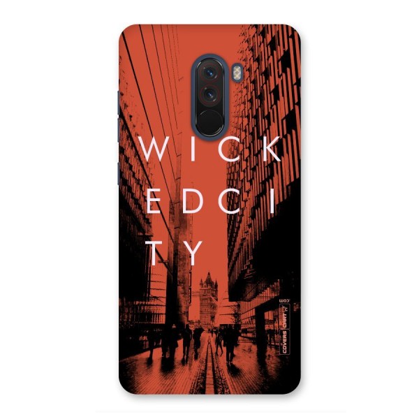 Wicked City Back Case for Poco F1