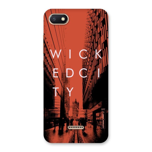 Wicked City Back Case for Redmi 6A