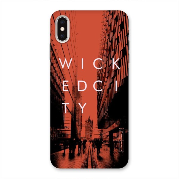 Wicked City Back Case for iPhone XS Max