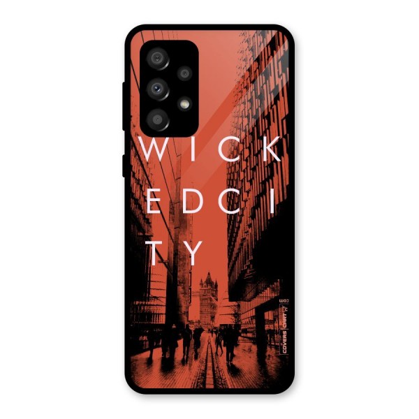 Wicked City Glass Back Case for Galaxy A32