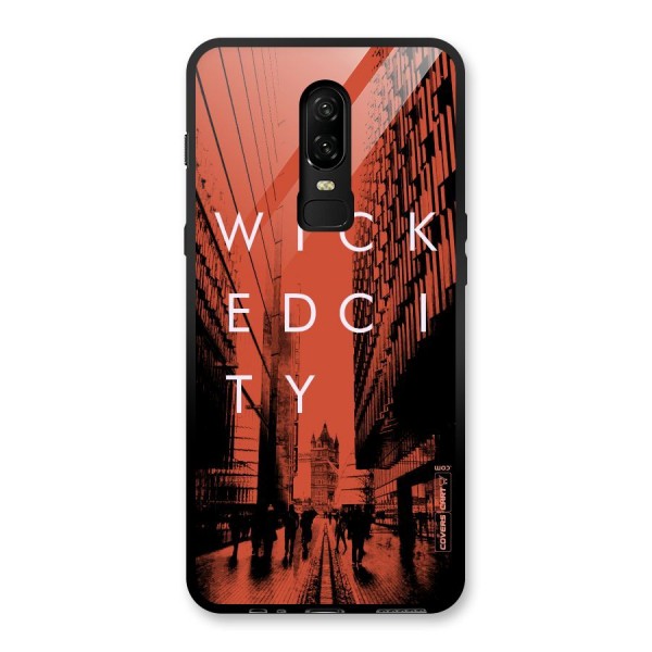 Wicked City Glass Back Case for OnePlus 6