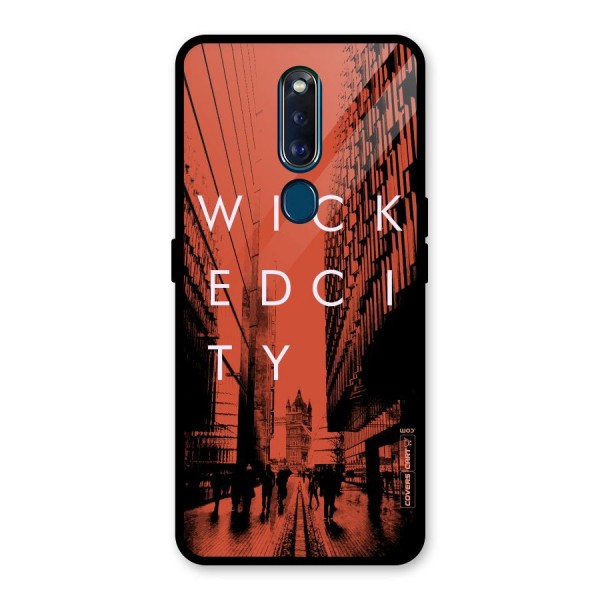 Wicked City Glass Back Case for Oppo F11 Pro