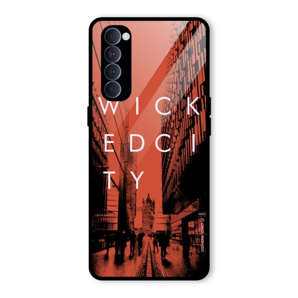 Wicked City Glass Back Case for Oppo Reno4 Pro