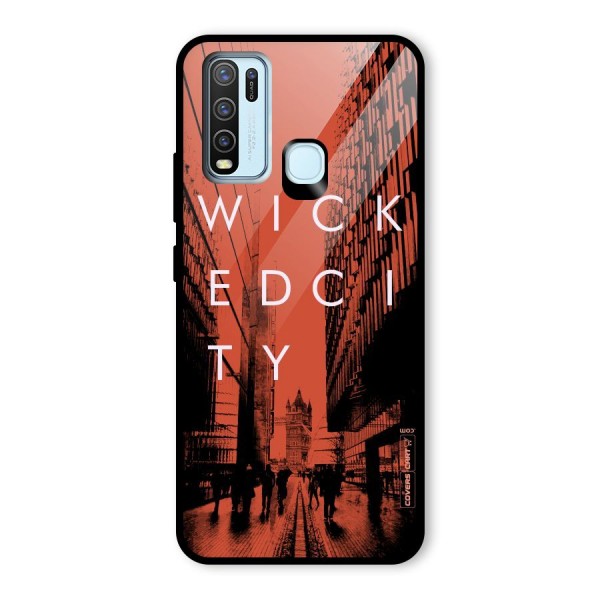 Wicked City Glass Back Case for Vivo Y50