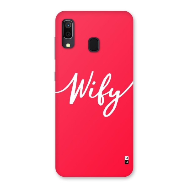 Wify Back Case for Galaxy A20