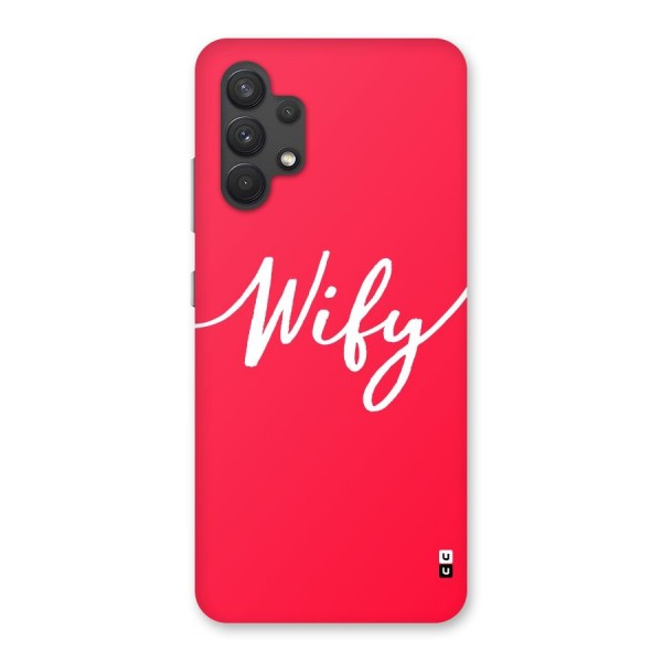 Wify Back Case for Galaxy A32