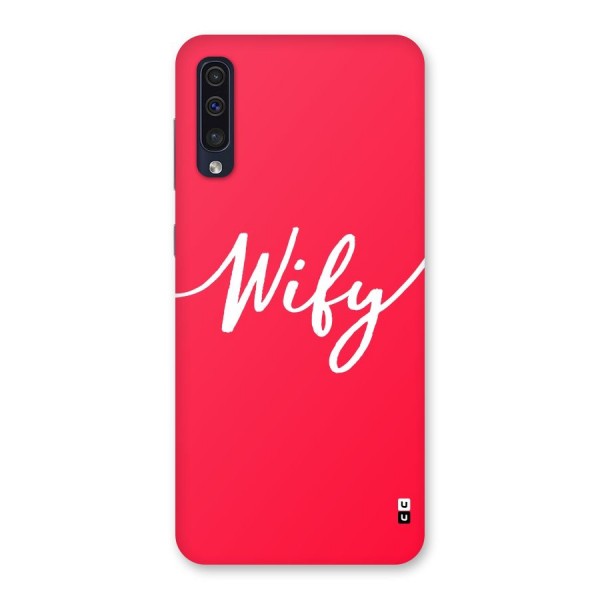 Wify Back Case for Galaxy A50