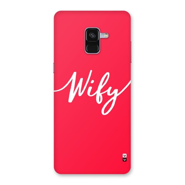 Wify Back Case for Galaxy A8 Plus