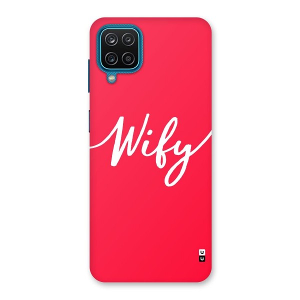 Wify Back Case for Galaxy F12