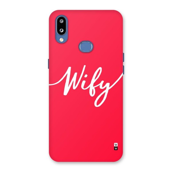 Wify Back Case for Galaxy M01s