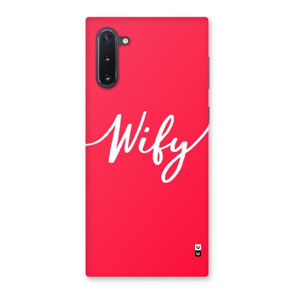 Wify Back Case for Galaxy Note 10