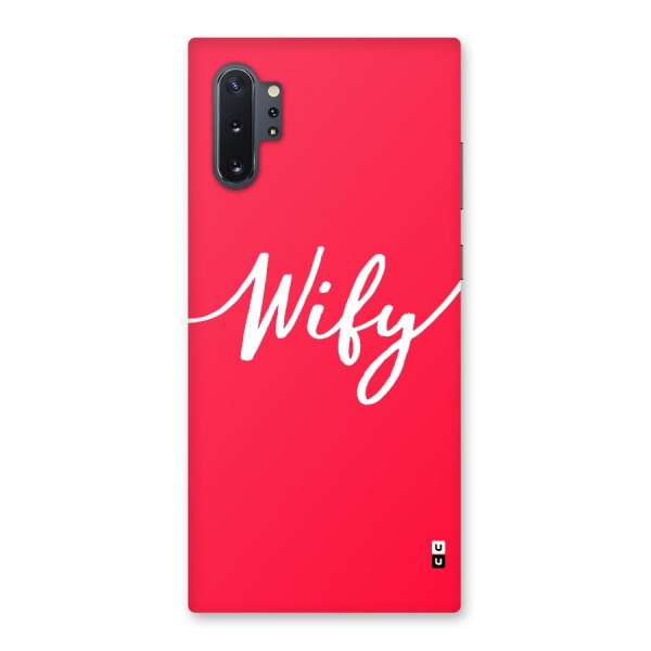 Wify Back Case for Galaxy Note 10 Plus