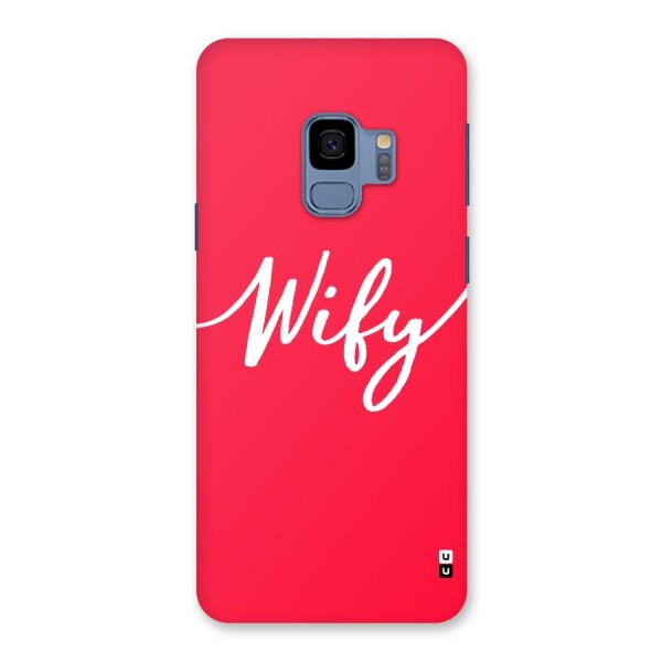 Wify Back Case for Galaxy S9