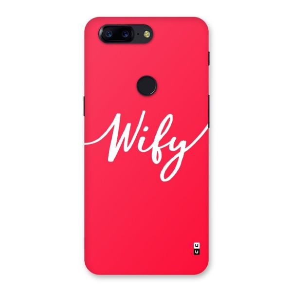 Wify Back Case for OnePlus 5T