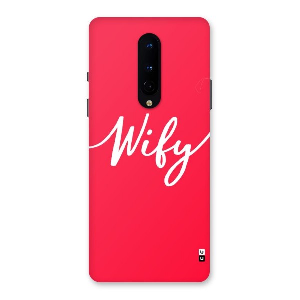 Wify Back Case for OnePlus 8