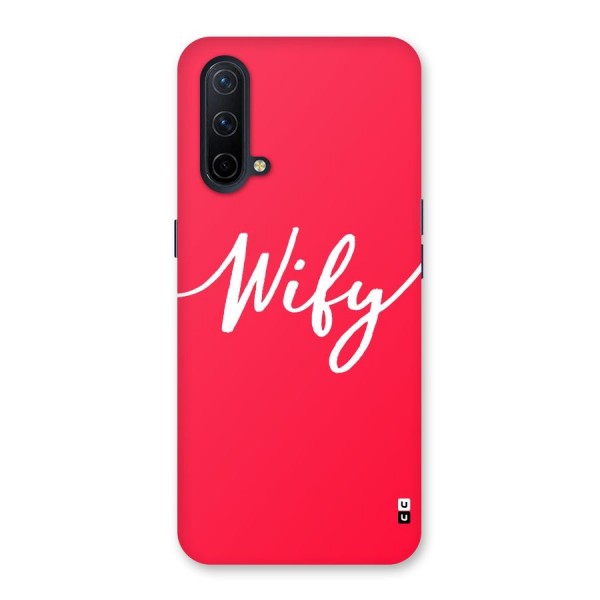 Wify Back Case for OnePlus Nord CE 5G