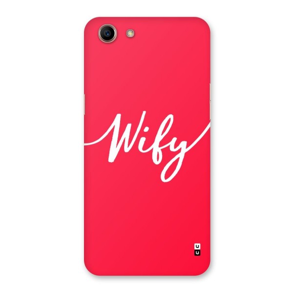 Wify Back Case for Oppo A83 (2018)