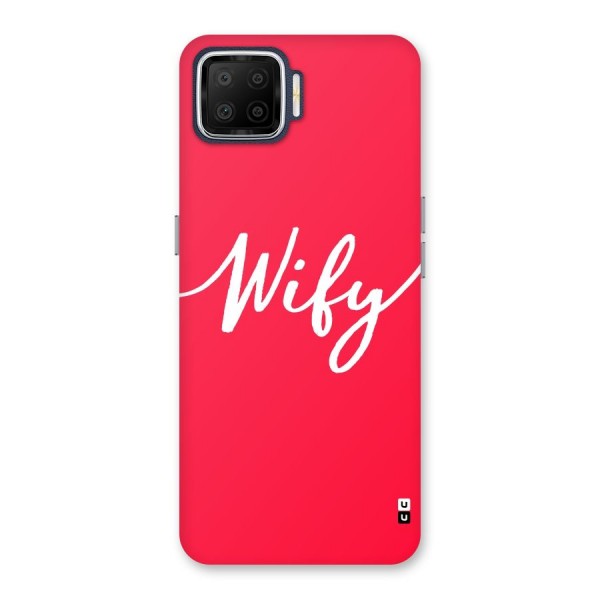 Wify Back Case for Oppo F17