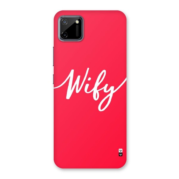 Wify Back Case for Realme C11