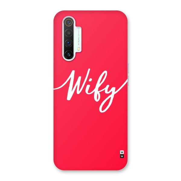 Wify Back Case for Realme X3