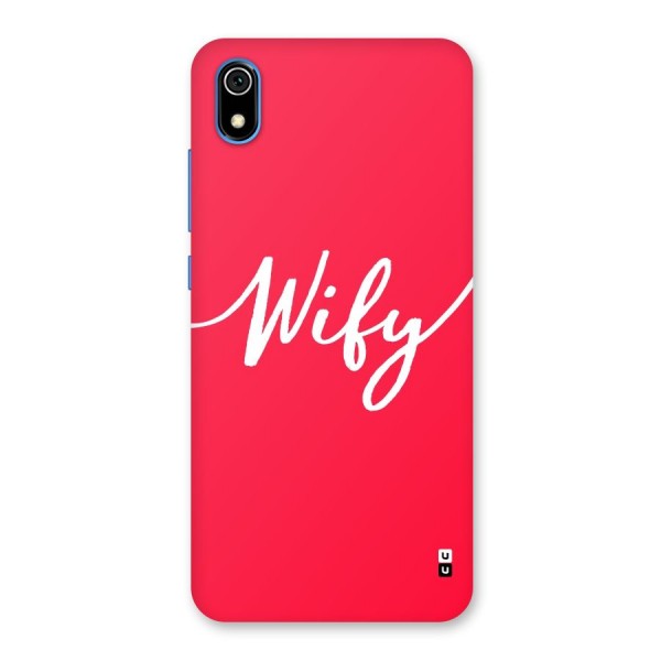 Wify Back Case for Redmi 7A